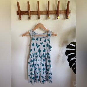 EUC Cactus Print Tea Kids Dress